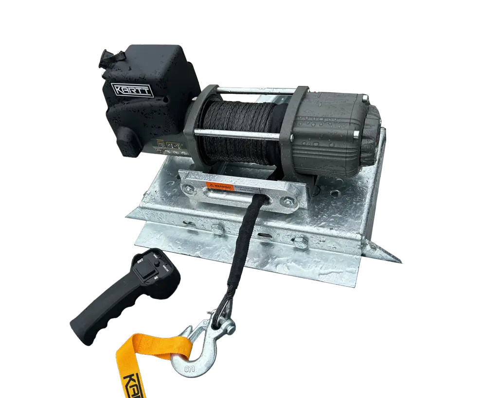 4500lb electric winch