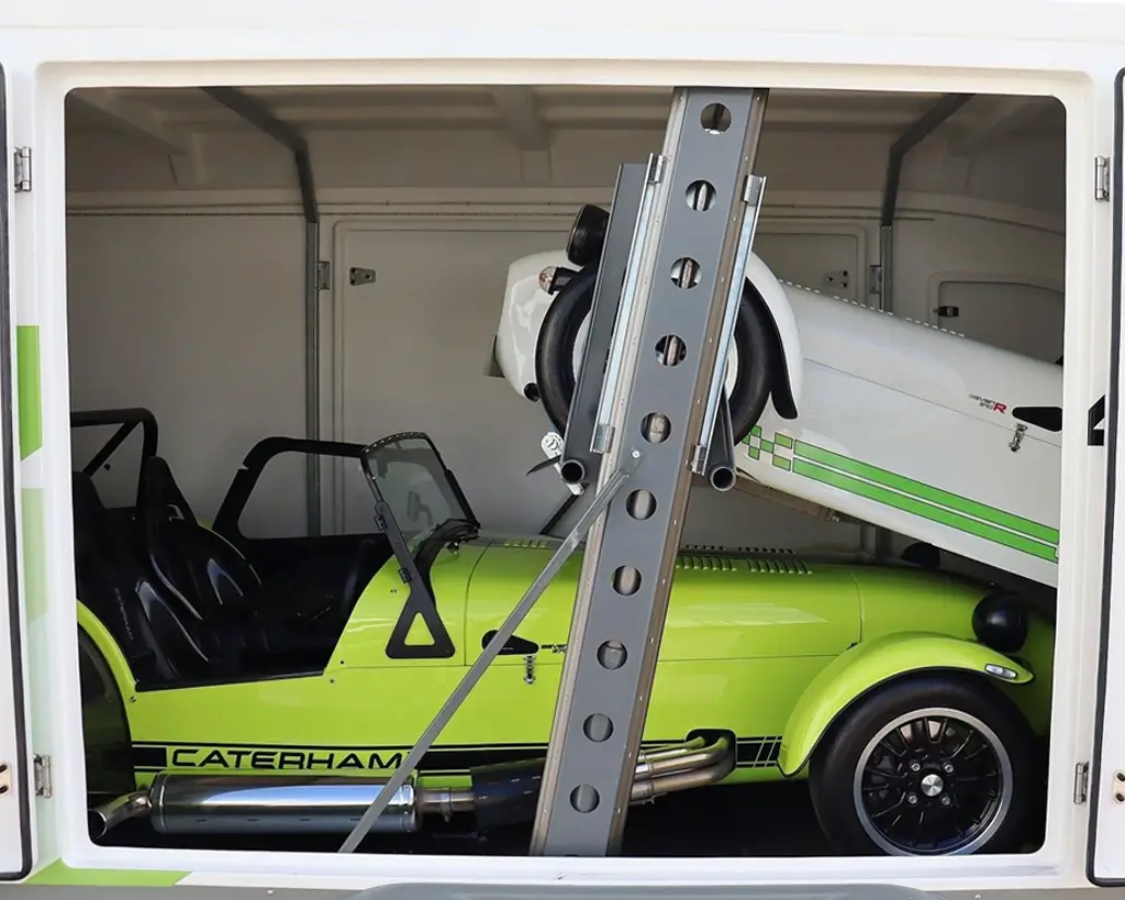 2 car hydraulic lift system