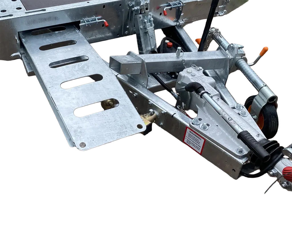 Crossover ramps + swivel jockey wheel + A frame landing leg