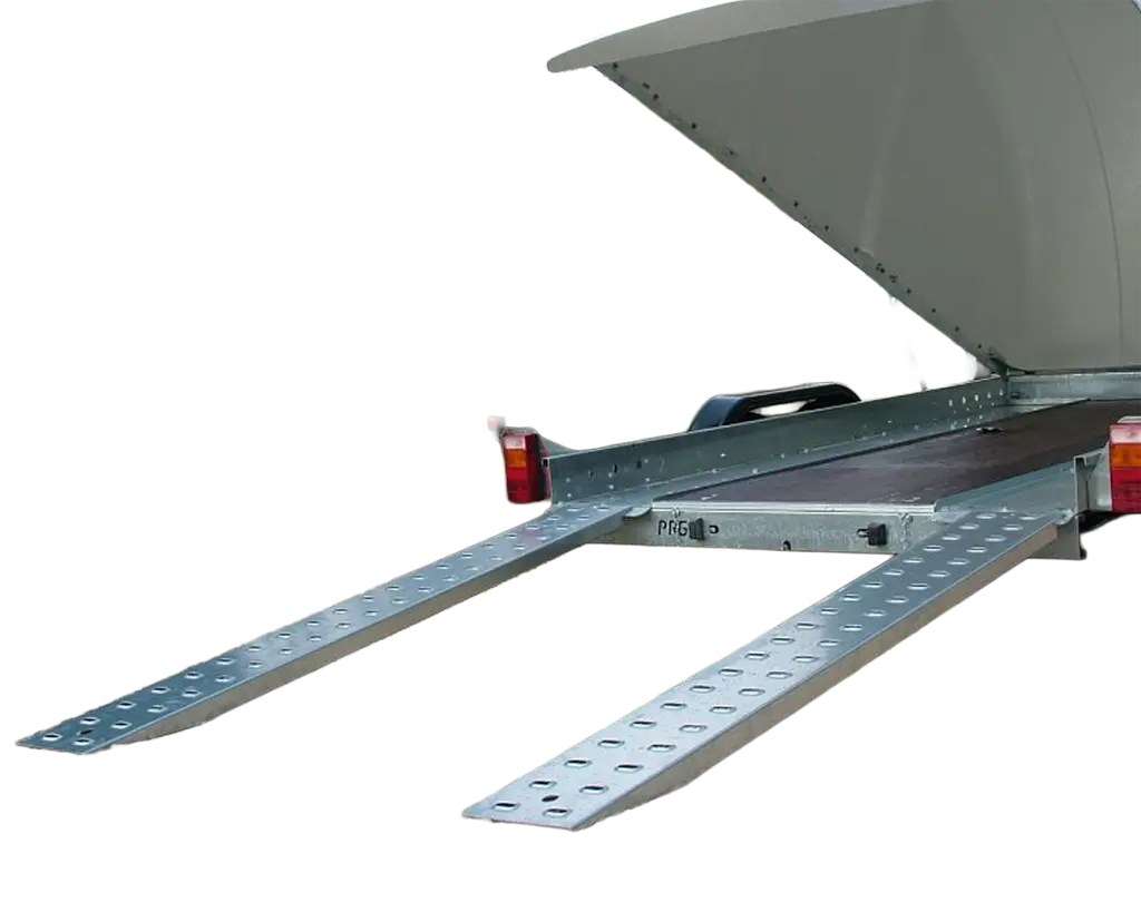 Pair of 1.5m steel loading ramps