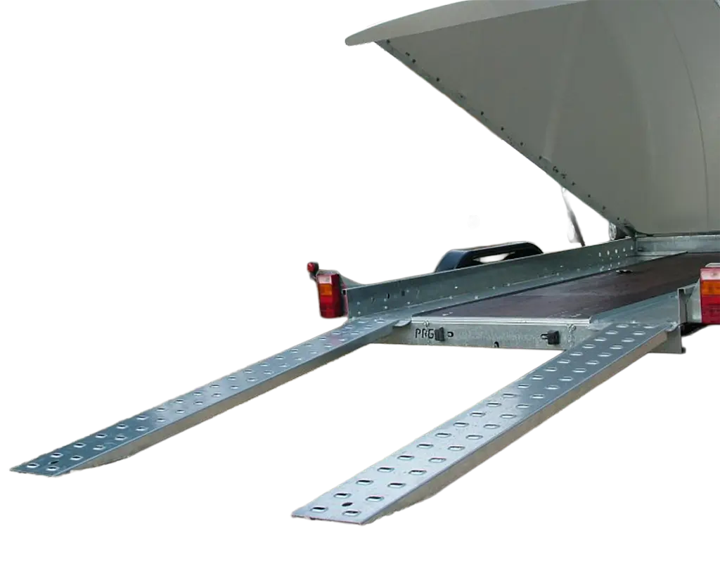 Pair of 2.0m steel loading ramps